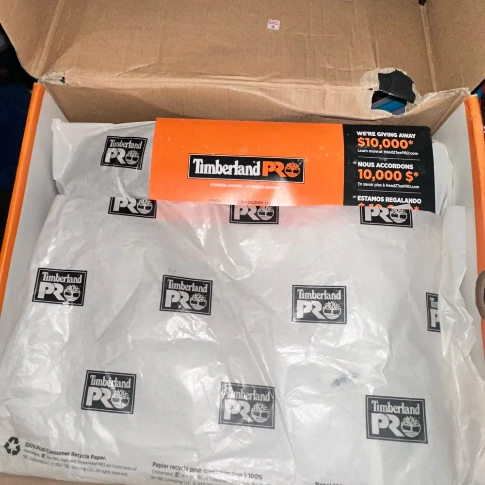 Timberland PRO Men's Black Work Boots - Picture 8 of 14